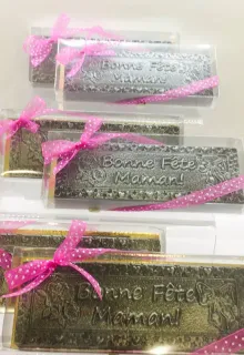 Tabellette en chocolat bonne fête maman